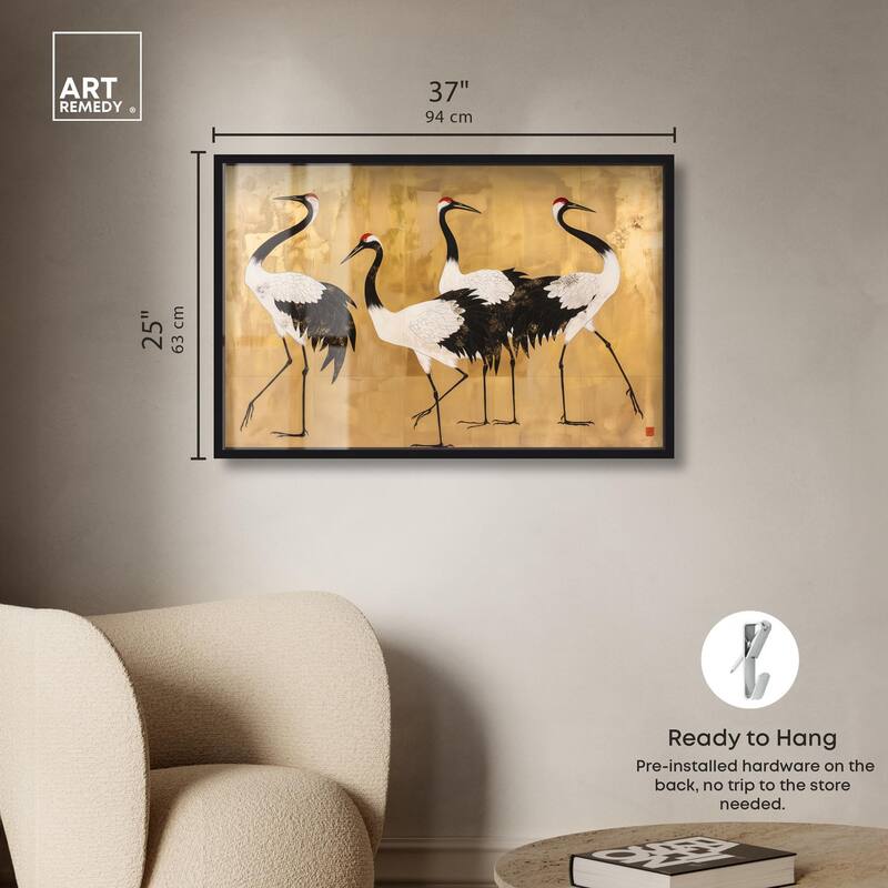 Birds of Gold Shadowbox by Art Remedy