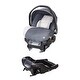 preview thumbnail 1 of 18, Baby Trend Ally Adjustable 35 Pound Infant Baby Car Seat + 2 Base, Gray Magnolia - 13.23 Black