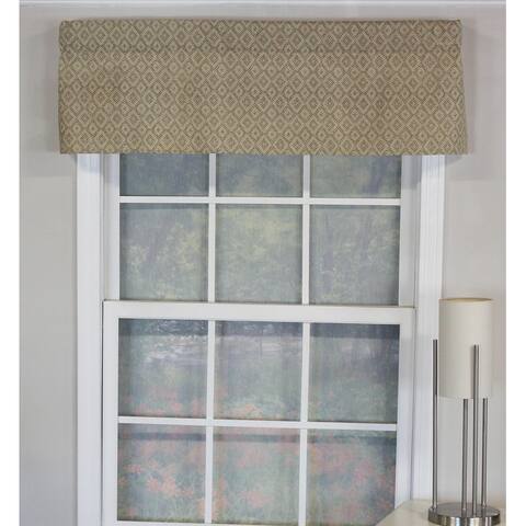 RLF Home Quality Zircon Color Sward Tailored Valance - 50x14