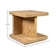 preview thumbnail 2 of 8, Bridges Reclaimed Elm Side Table, Natural