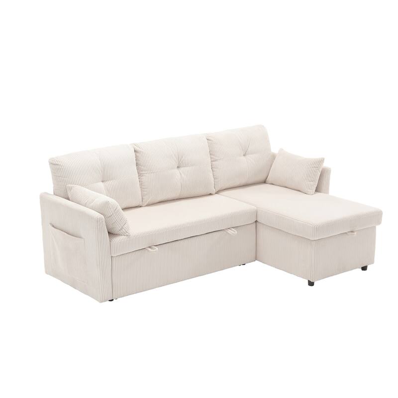 Modular Sectional Sofa L Shaped Modular Couch with Reversible Chaise