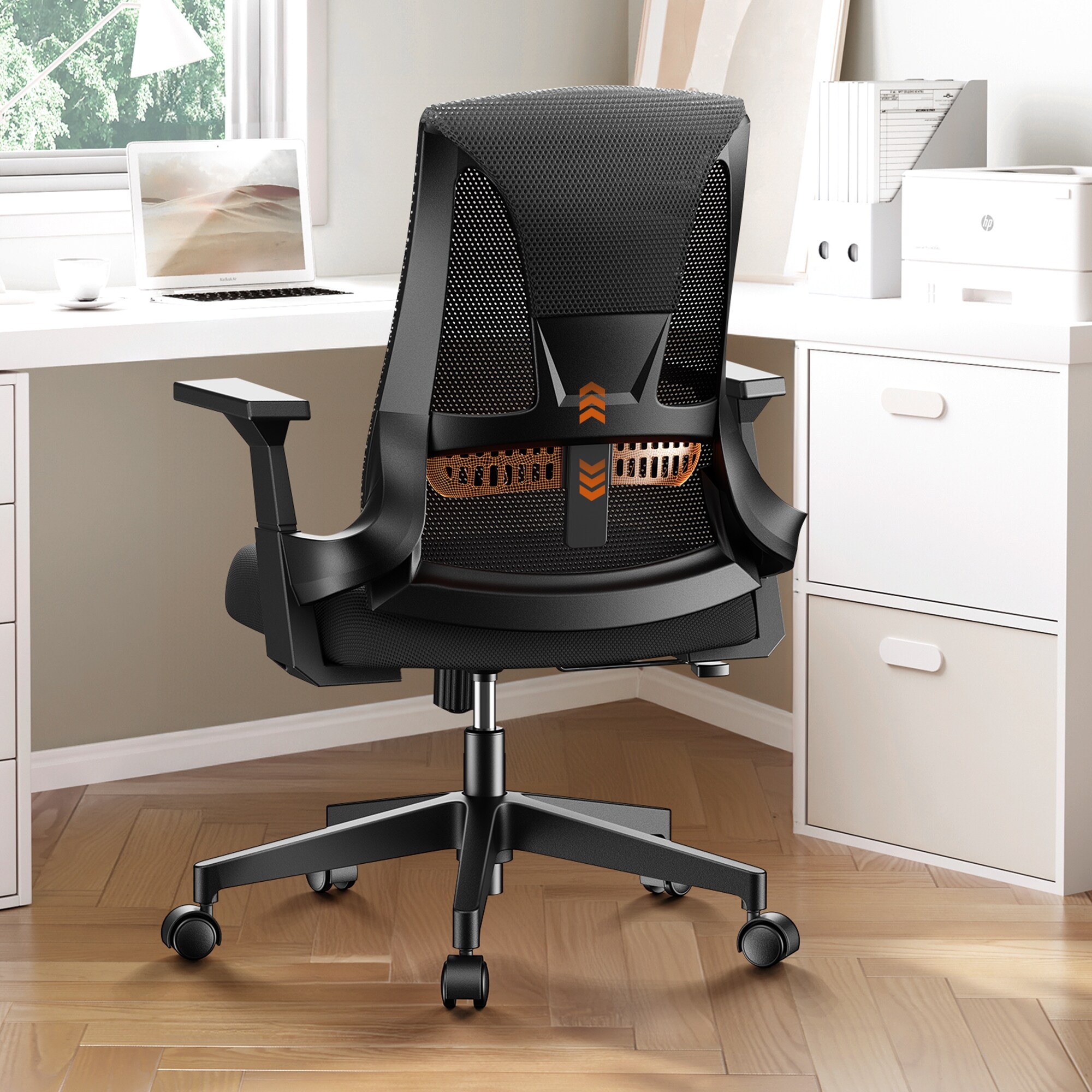 CAPOT Ergonomic Desk Chair Mesh Computer Chair Big and Tall Office