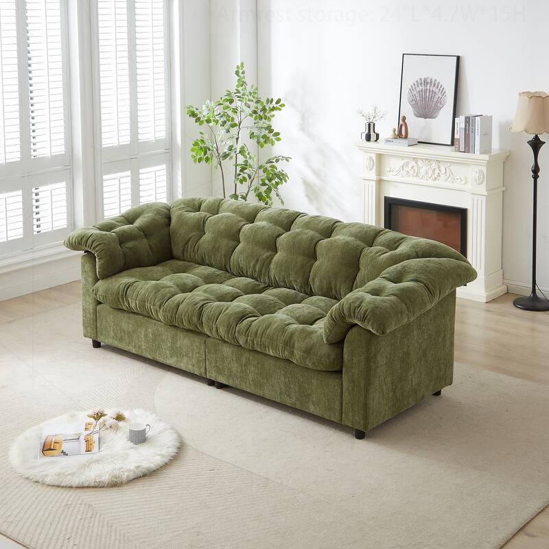 Comfortable Chenille Sofa for Various Spaces, Enhancing Interior Style