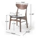 preview thumbnail 33 of 31, Anise Faux Leather and Rubberwood Dining Chair (Set of 2) by Christopher Knight Home