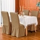 preview thumbnail 1 of 39, Subrtex Set-of-4 Stretch Dining Chair Cover Ruffle Skirt Slipcovers