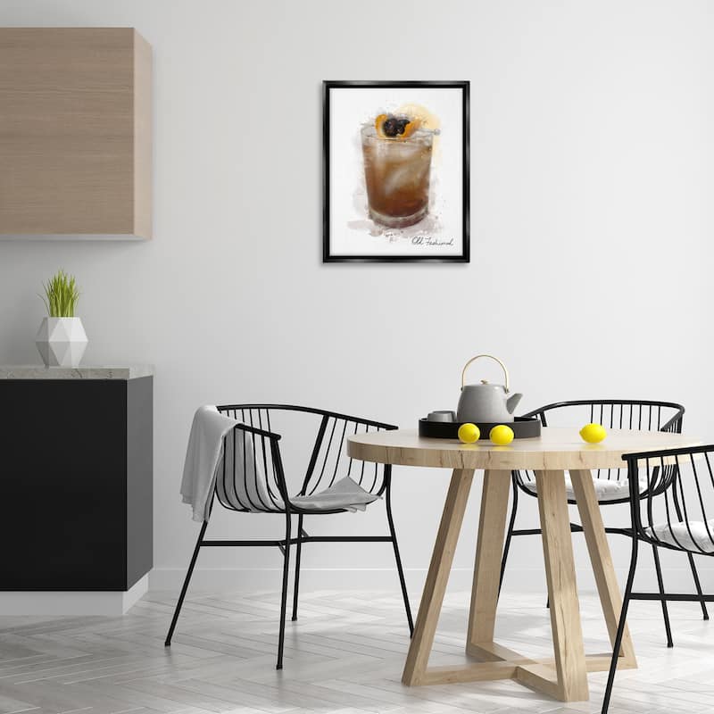 Stupell Old Fashioned Splash Framed Floater Canvas Wall Art Design By Matthew Piotrowicz