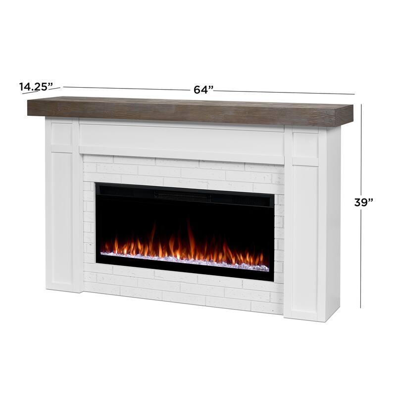 Cravenhall 64" Smart Landscape Electric Fireplace by Real Flame