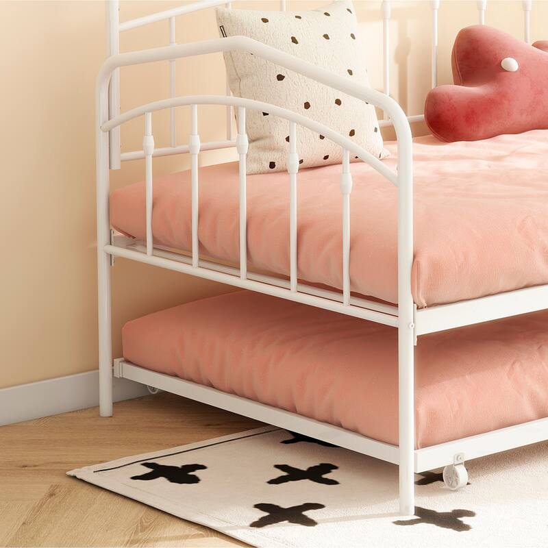 Fox twin daybed with twin trundle