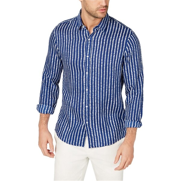 Michael Kors Mens Dots Button Up Shirt. Opens flyout.