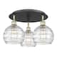 Option Black Antique Brass / Clear Deco Swirl