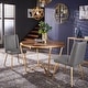 preview thumbnail 26 of 26, Vanderson Natural Wood and Gold Dining Set by iNSPIRE Q Modern