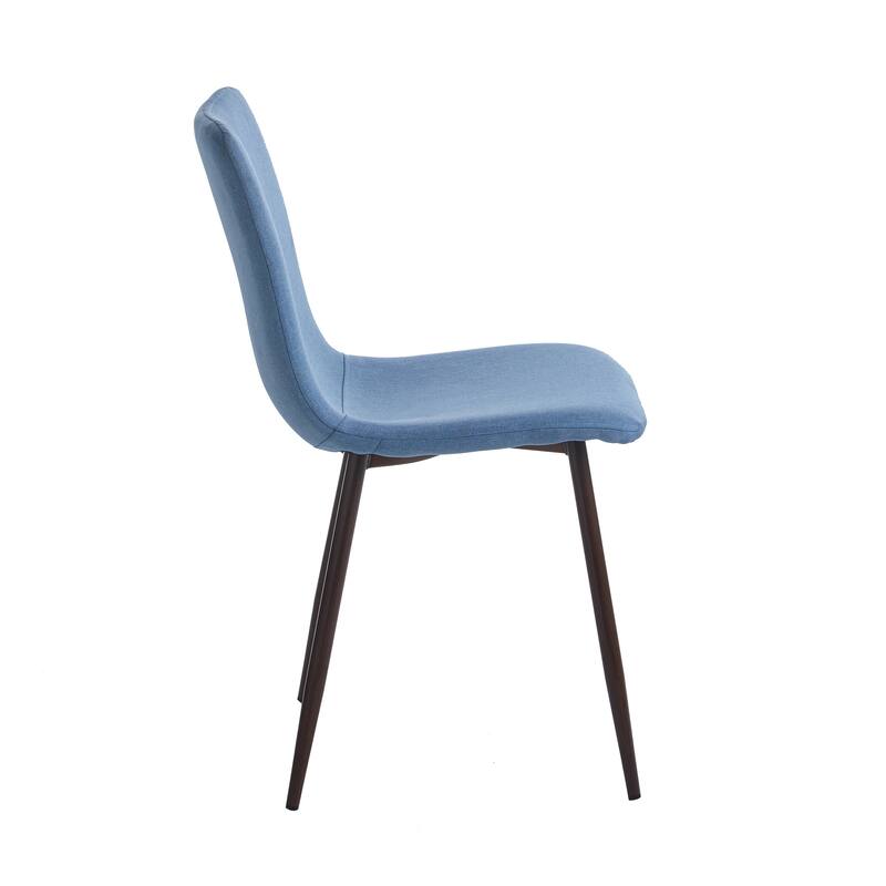Porthos Home Lexi Dining Chairs Set of 2, Fabric Upholstery, Iron Legs