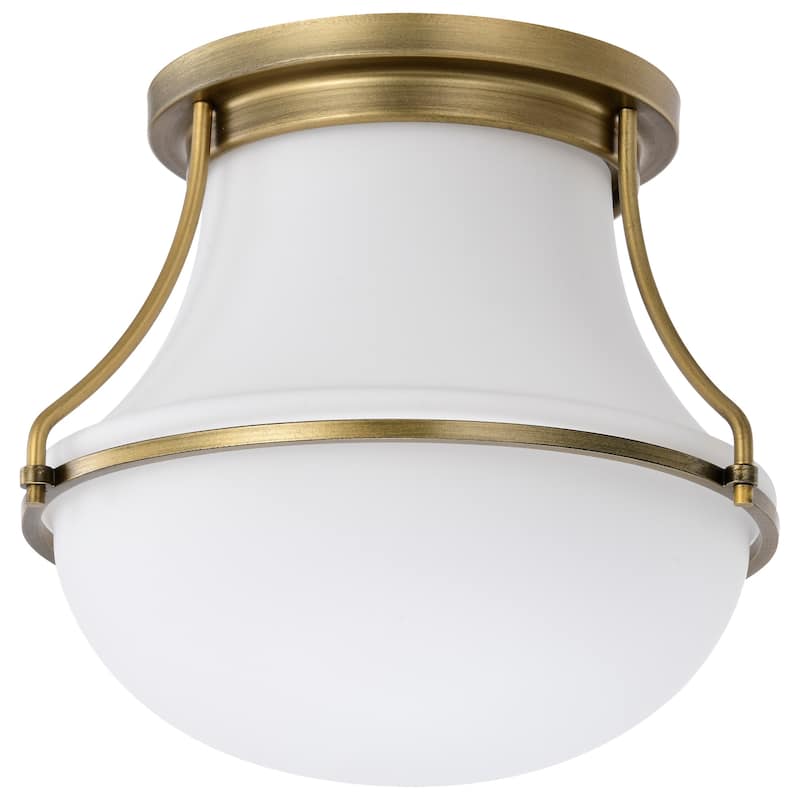 Nuvo Lighting 60/7860 Valdora 11" Wide Flush Mount Bowl Ceiling - Natural Brass