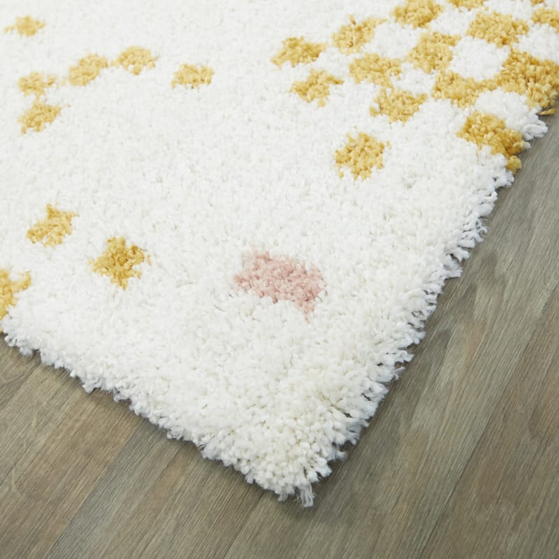 Radovani Abstract Geo Shag Area Rug