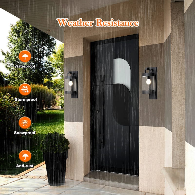 Inowel Wall Light Outdoor Lantern Dusk to Dawn E26
