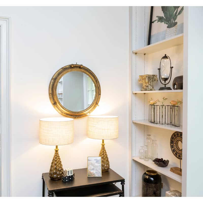 Metal Porthole Wall Mirror
