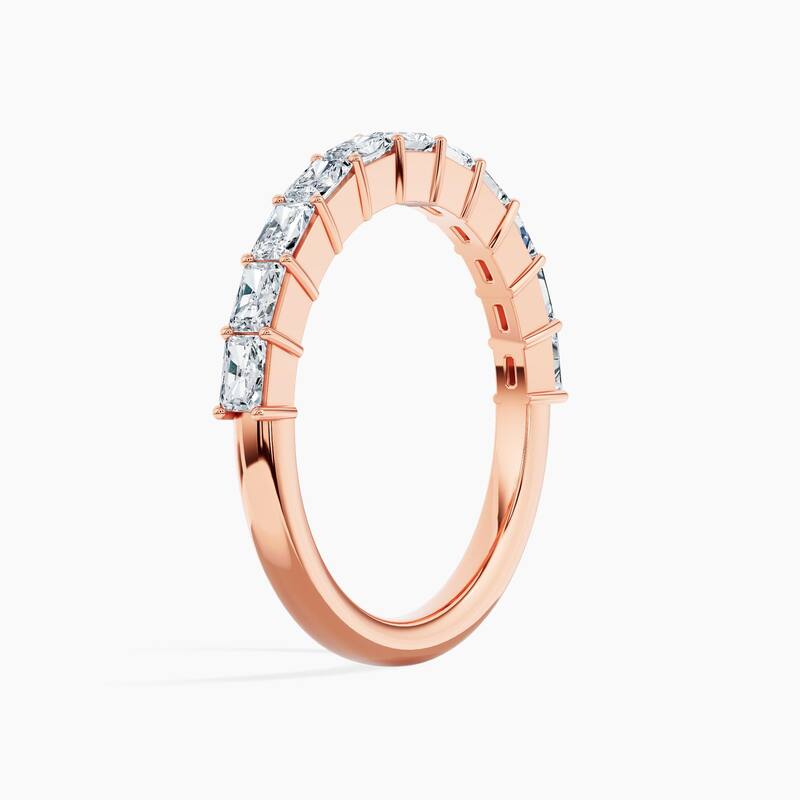 Auriya 14k Gold Radiant East-West Lab Grown Diamond Half Eternity Band 1.10 - 3.75 ct. tw. (F-G, VS)