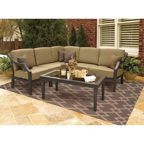 Loomaknoti Cocoa Bay Bonzleigh Brown Area Rug
