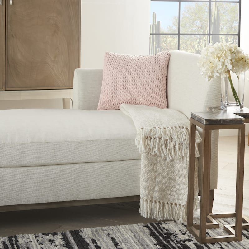 Chunky Braid Lumbar Pillow