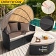 preview thumbnail 5 of 5, Homall Patio Furniture Outdoor Round Daybed