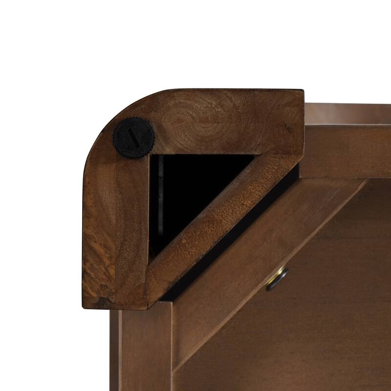 NPD Furniture Trevin Side Table with Open Shelf