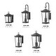 preview thumbnail 4 of 3, Hinkley Bromley Small Wall Mount Lantern, Outdoor, 2 Light
