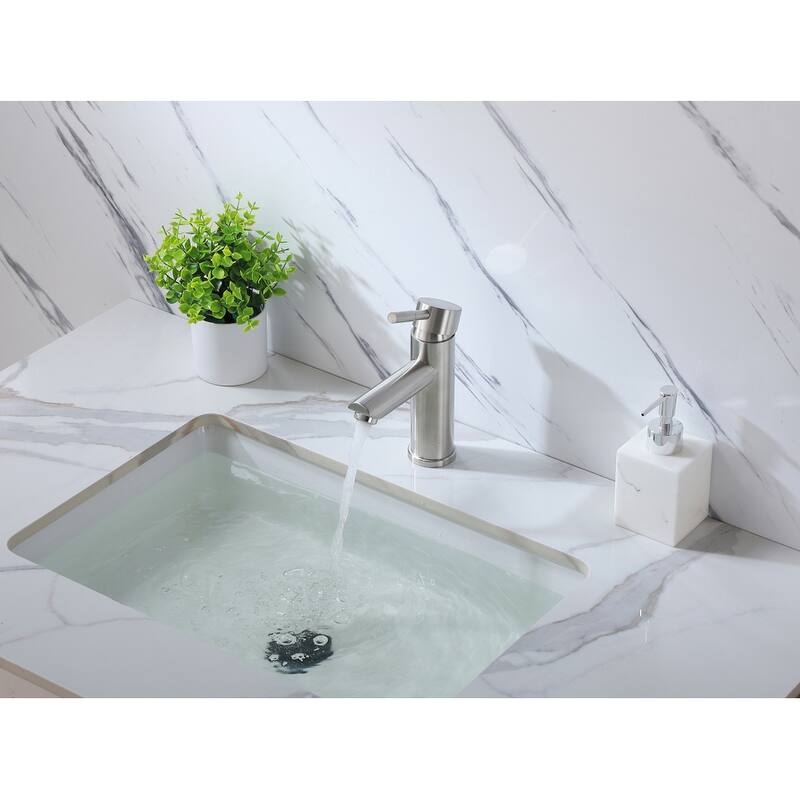 Indigo Home Single Hole Single Handle Bathroom Faucet