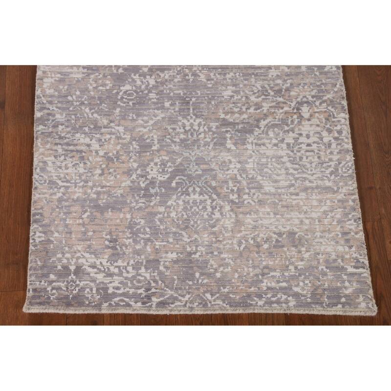 Modern / Abstract Accent Rug Handmade Wool Carpet - 2'7"x 4'9"