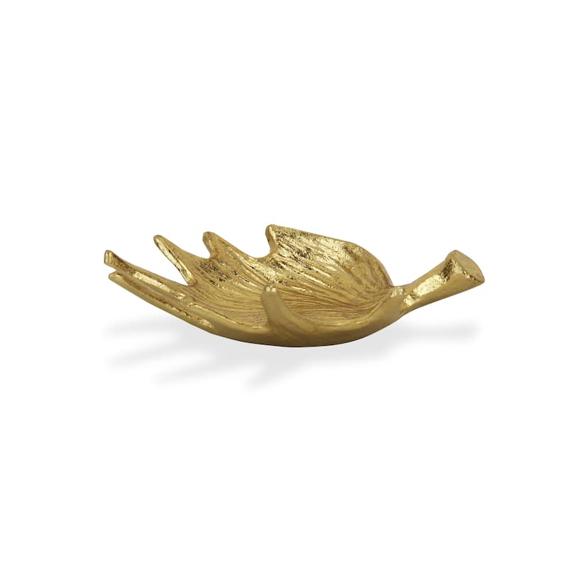 Gold Cast Iron Antler Table Decor