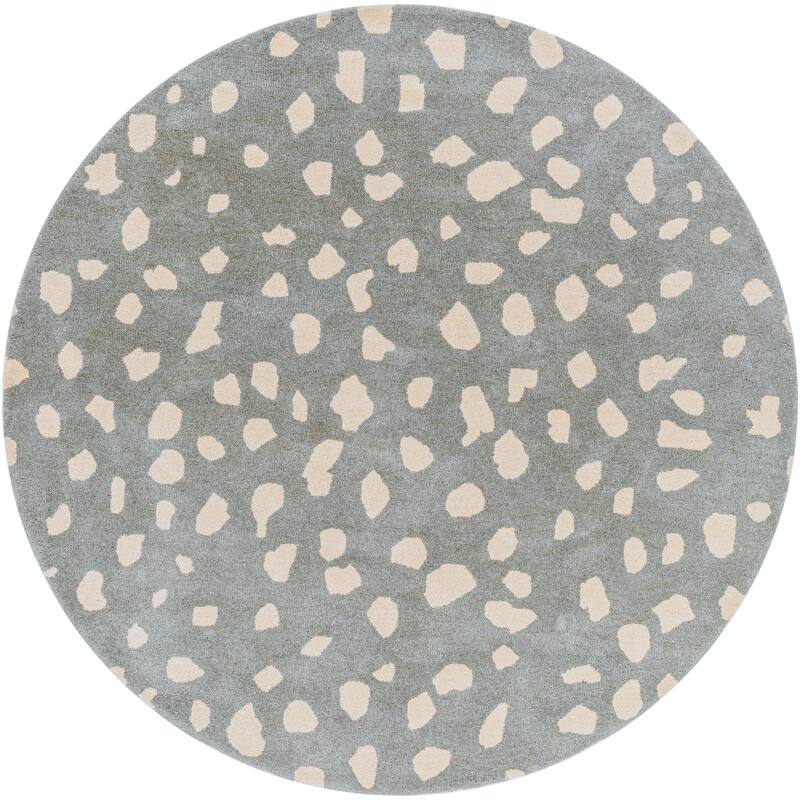 Livabliss Tunas Handmade Animal Print Wool Area Rug