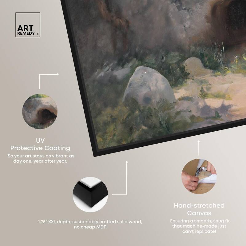 Cave of Secrets Canvas by Art Remedy