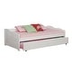 preview thumbnail 7 of 7, Savery Contemporary Wooden 2-Piece Daybed with Trundle by Taylor & Olive White