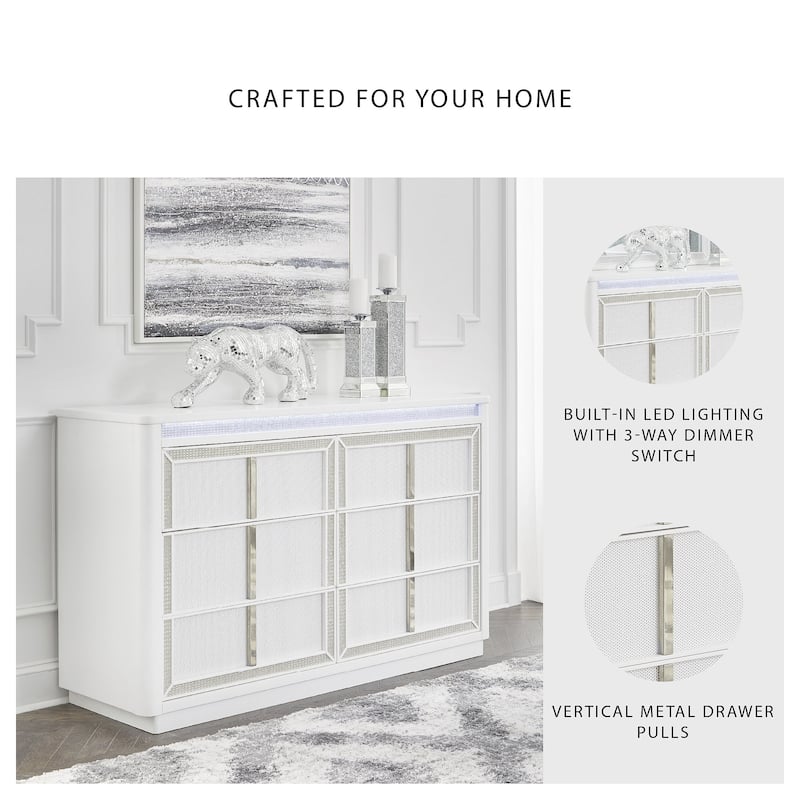 Signature Design by Ashley Chalanna White Dresser