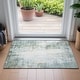 preview thumbnail 44 of 84, Machine Washable Indoor/Outdoor Abstract Solid Chantille Rug