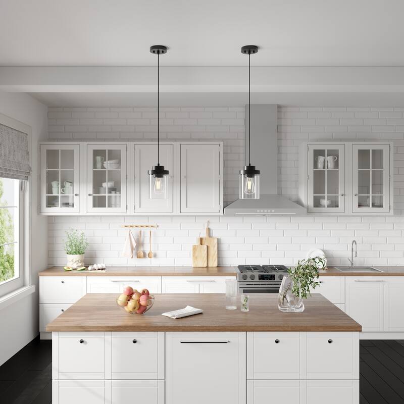 CO-Z 1 Light Pendant Light Fixture with Adjustable Height