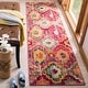 preview thumbnail 2 of 12, SAFAVIEH Monaco Gwenevere Boho Rug 2'2" x 8' Runner - Red/Blue - Runner
