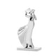 preview thumbnail 2 of 2, Solange Chrome Resin Sculpture