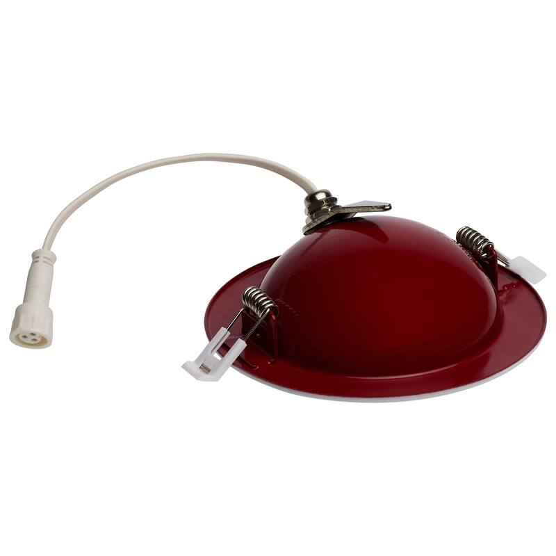 9W LED Fire Rated 4In Direct Wire Directional Downlight Round CCT Selectable Dimmable