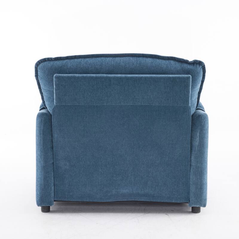 Comfortable Plush Armchair for Relaxation and Reading