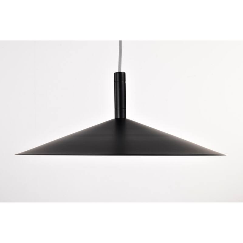 Corrine 18 Inch LED Pendant Matte Black 3K/4K/5K CCT Selectable - Matte Black