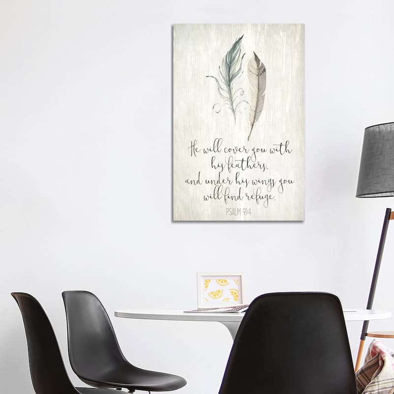 iCanvas "His Feathers I" by Kimberly Allen Canvas Print - 40x26x1.5