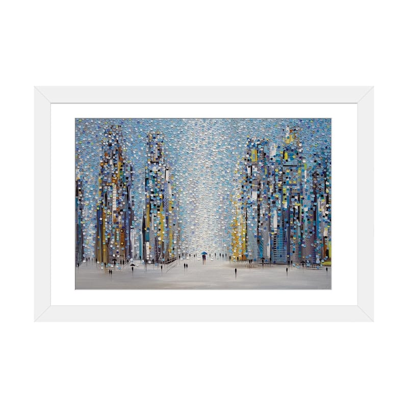 iCanvas "Sunny Cityscape" by Ekaterina Ermilkina - White - 24x32x1