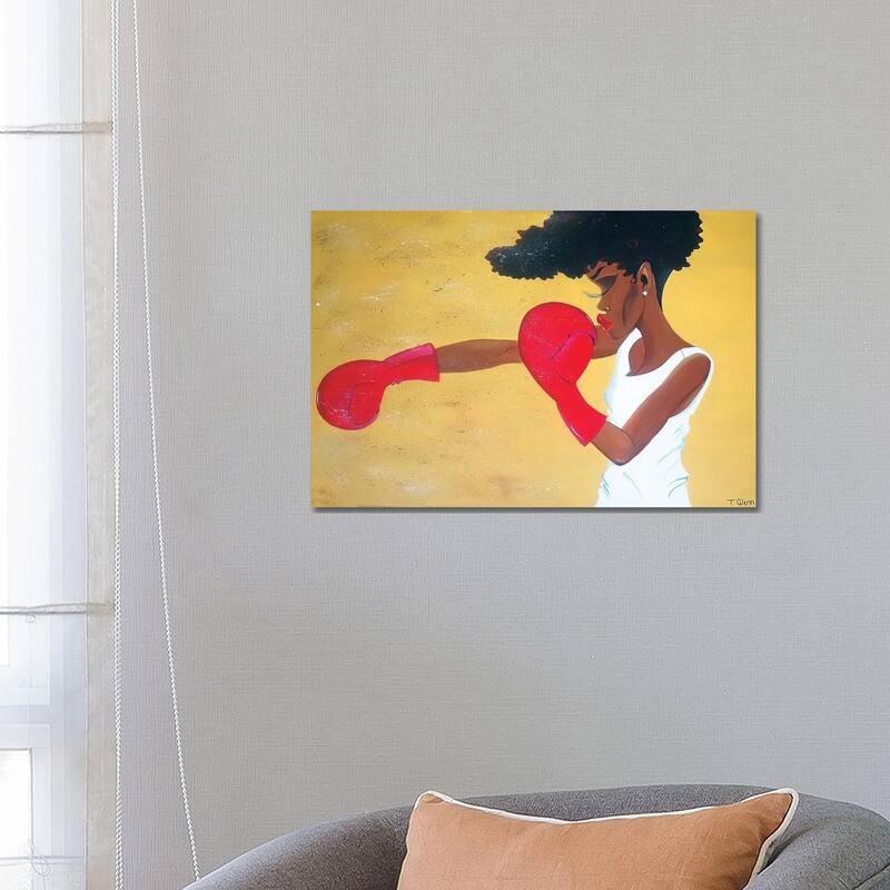 iCanvas "Heart Of A Champion" by Tiffani Glenn Canvas Print - 18x26x1.5