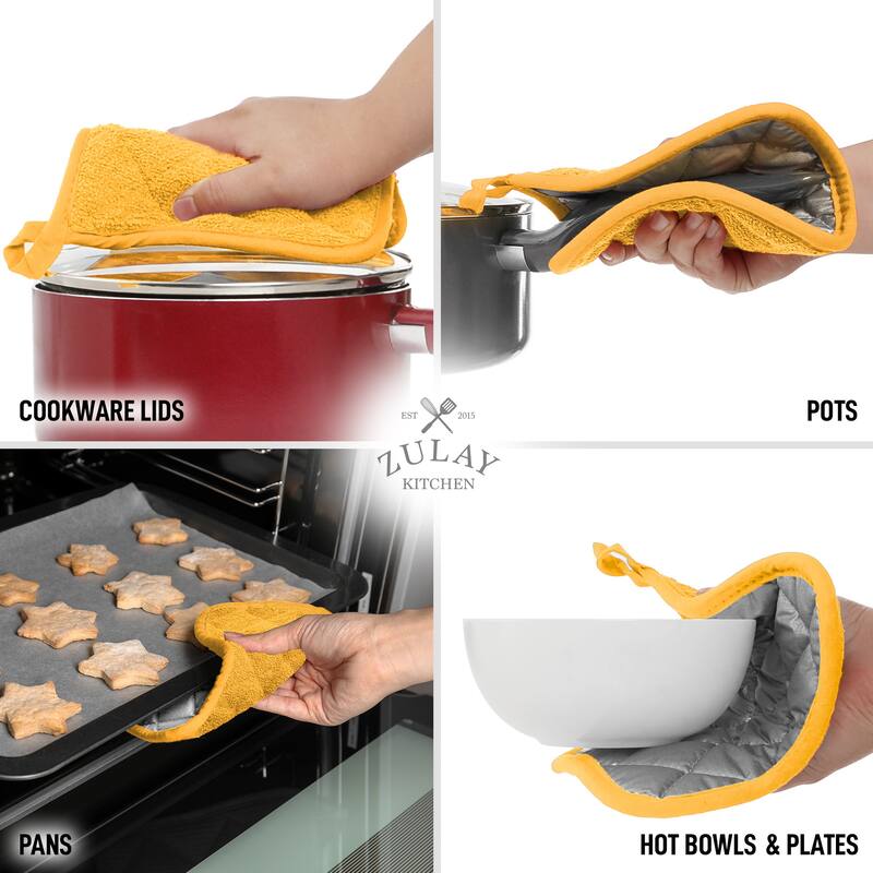 Zulay Kitchen 1-Pack Heat Resistant Cotton Pot Holders