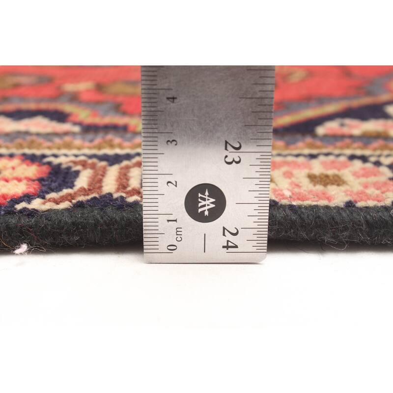 ECARPETGALLERY Hand-knotted Andelz Red Wool Rug - 3'0 x 4'5