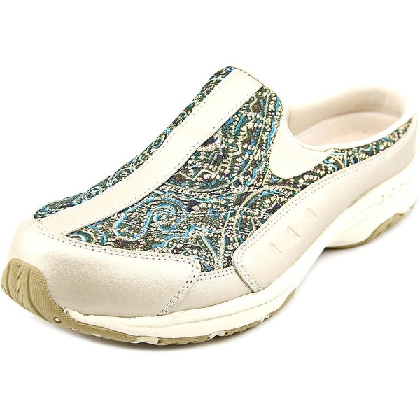Easy Spirit Traveltime Women Round Toe Canvas Green Mules