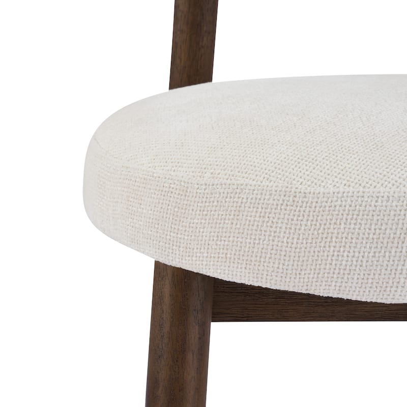Christopher Knight Home - Riven Natural Rubberwood 26.77" Counter Stool Set with Beige Upholstery