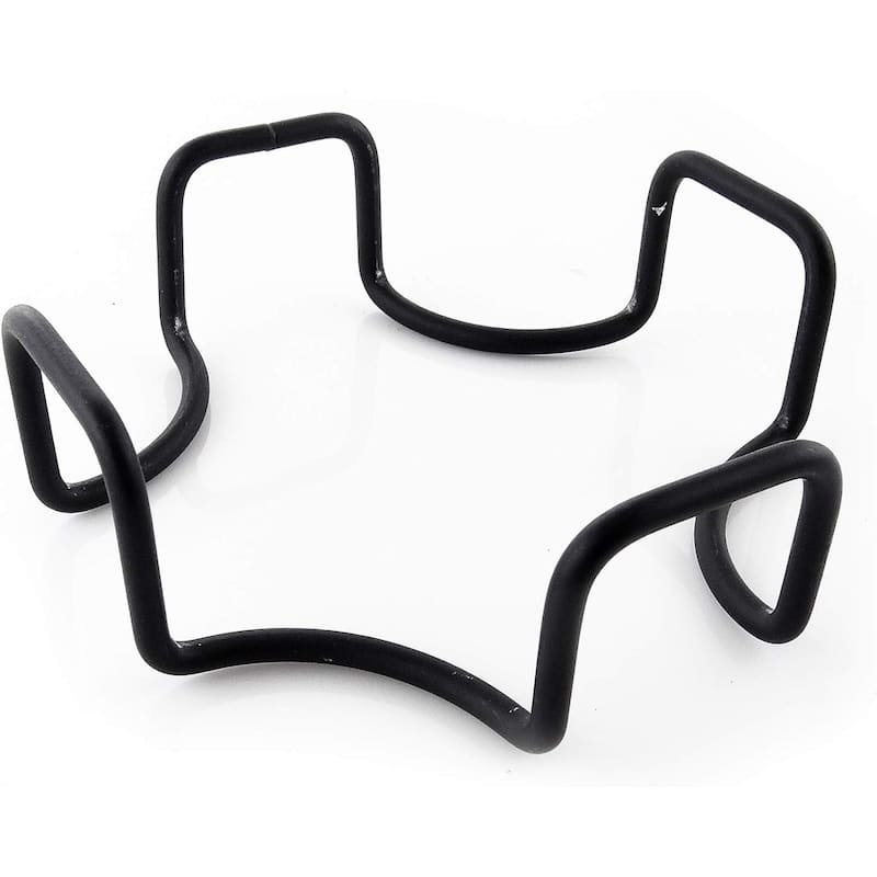 Black Wrought Iron Coaster Holder for Square or Round Coaster Sets - Black