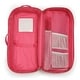 preview thumbnail 8 of 9, Badger Basket Doll Travel Case with Bed and Bedding - Pink