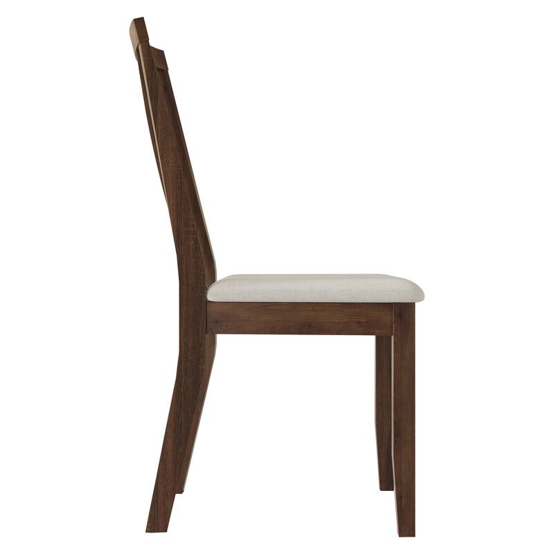 CraftPorch Contemporary Wooden Dining Chairs (Set of 2) - N/A